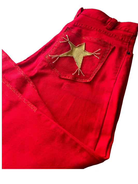 Ol Red Star Bottom Jeans